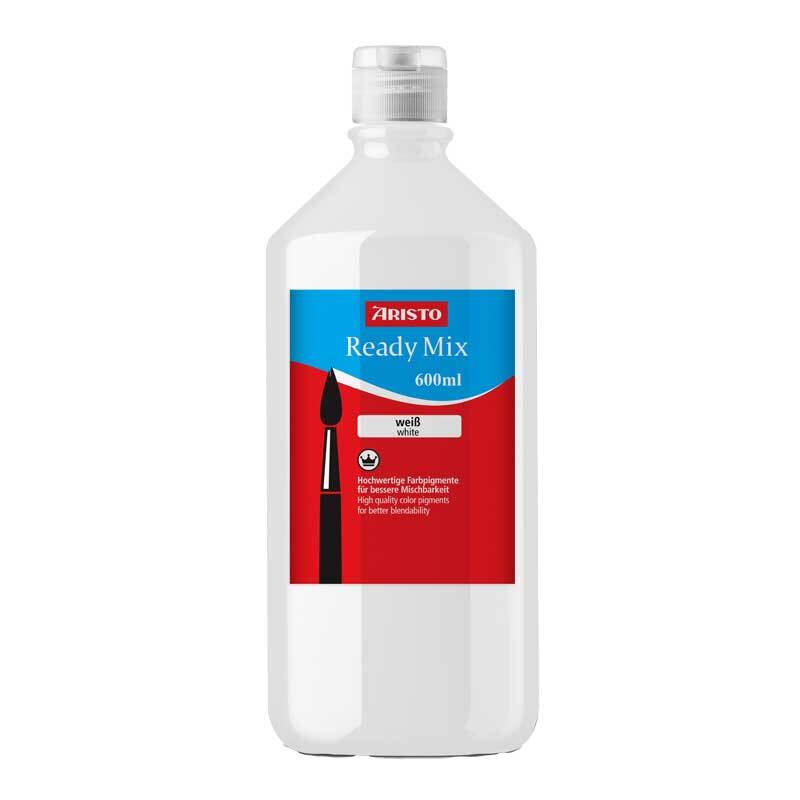 Peinture gouache Aristo Ready Mix - 600 ml, blanc