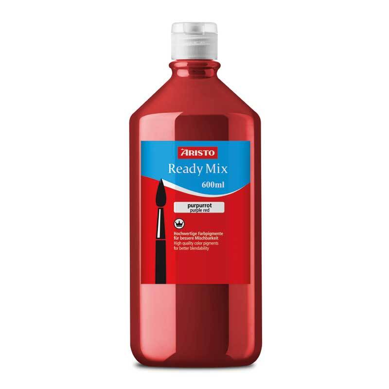 Plakkaatverf Aristo Ready Mix - 600 ml, purperrood