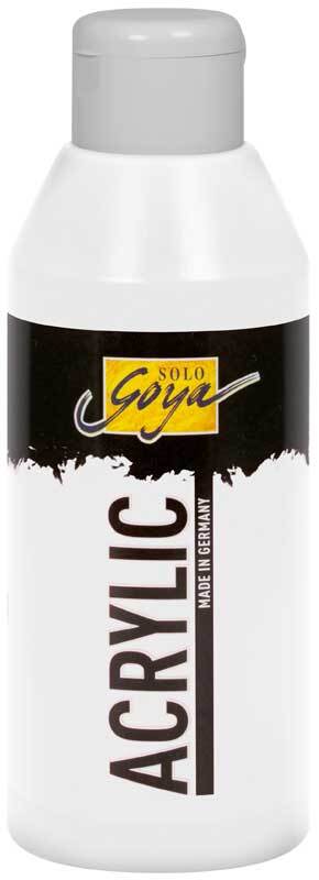 Peinture acrylique Solo Goya - 250 ml, blanc