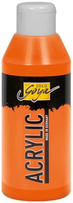 Acrylic Solo Goya - 250 ml, orange v&#xE9;ritable