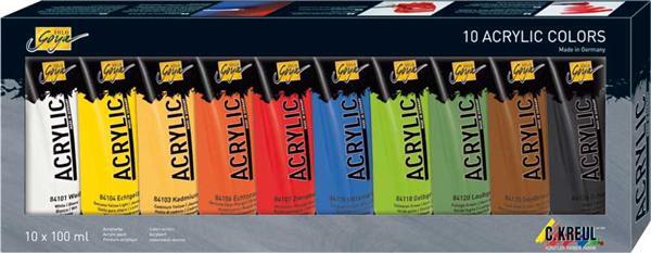 Acrylverf Acrylic Set Solo Goya - 10 x 100 ml