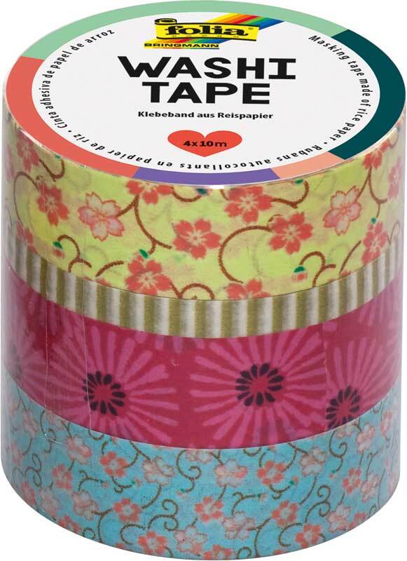 Set Washi Tape - Ronde des fleurs