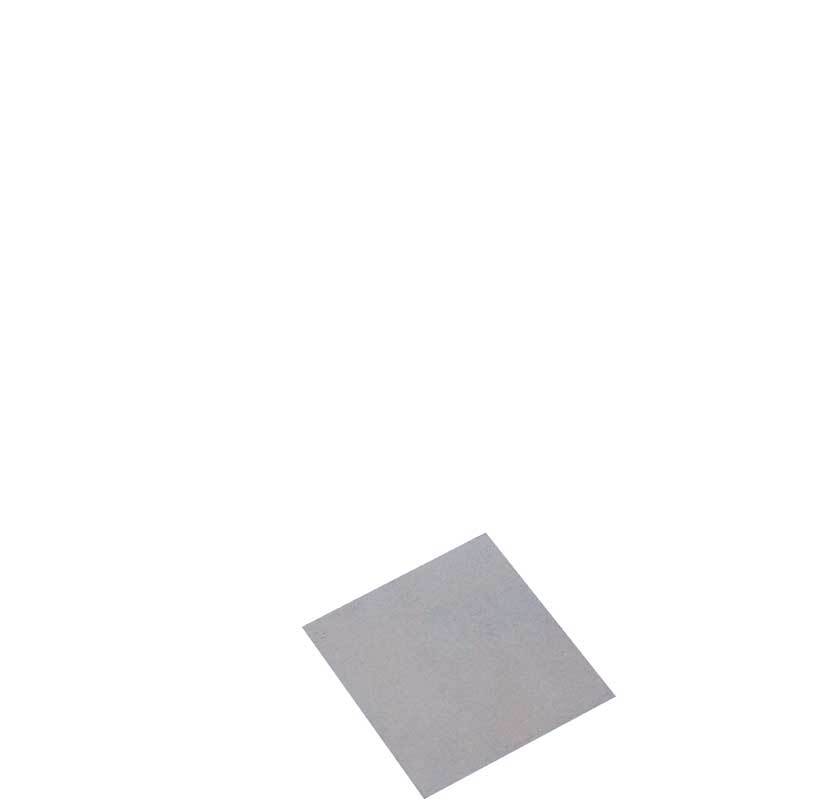 Handelsmerk Alternatief voorstel nederlaag Staalplaat verzinkt - 0,55 mm, 10 x 10 cm online kopen | Aduis