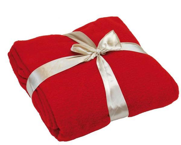 limiet levenslang Struikelen Fleece deken - 130 x 170 cm, rood online kopen | Aduis