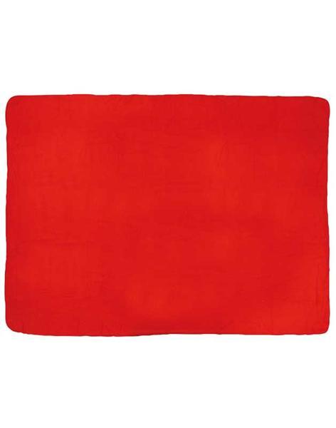limiet levenslang Struikelen Fleece deken - 130 x 170 cm, rood online kopen | Aduis