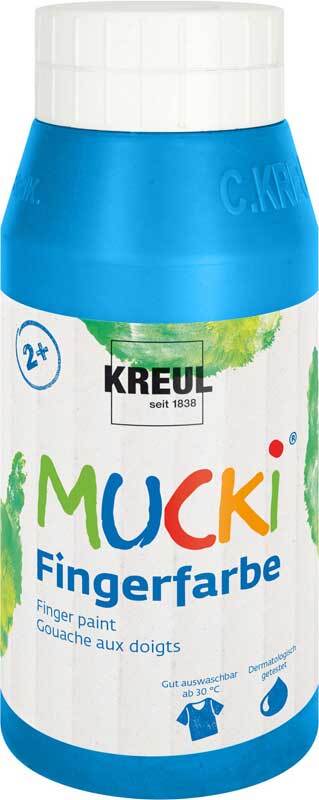 Vingerverf MUCKI - 750 ml, blauw